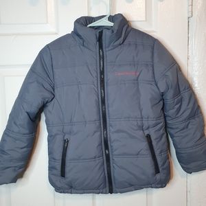 Calvin Klein kids gray puffer Small